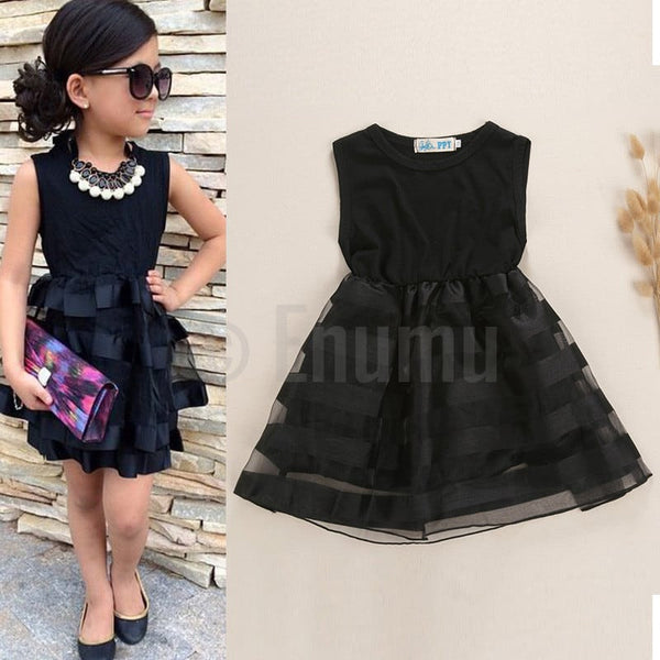 Black Casual Dress - Enumu