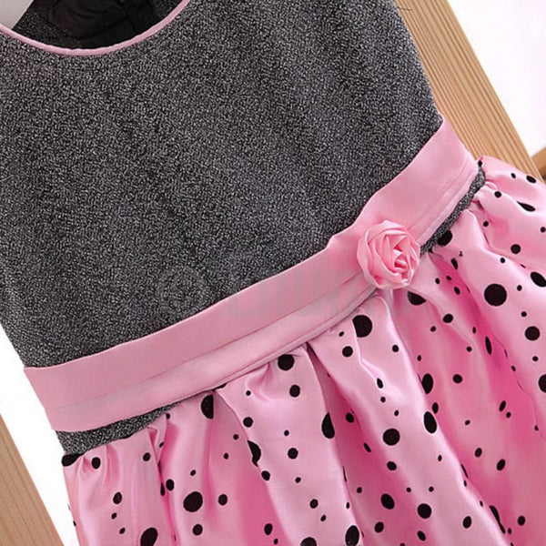 Pink and Gray dress - Enumu