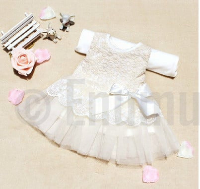 White Sleeveless Dress - Enumu
