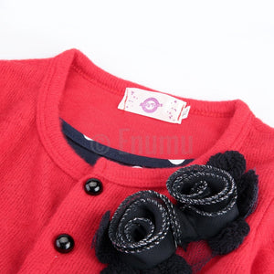 Red Sweater dress - Enumu