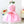 Load image into Gallery viewer, Light Pink Rosette Bow Dress - Enumu
