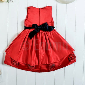Red & Black Grand Baby Dress - Enumu