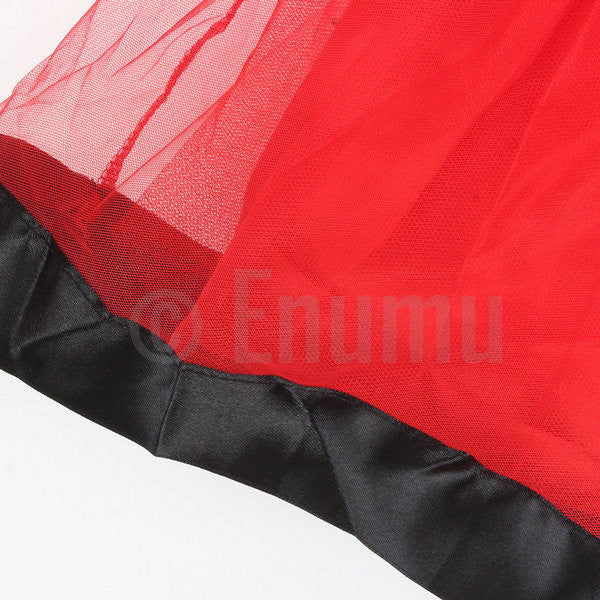 Red and Black Dress ( Size 1 - 6 ) - Enumu