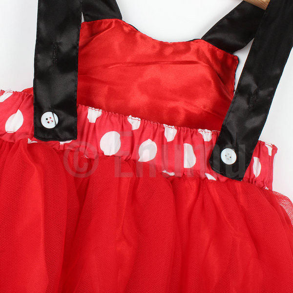 Red and Black Dress ( Size 1 - 6 ) - Enumu