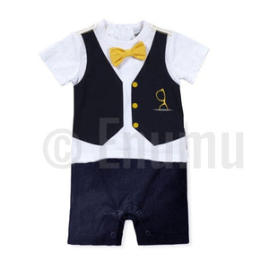 Baby Vest with Glasses Onesie Romper - Enumu