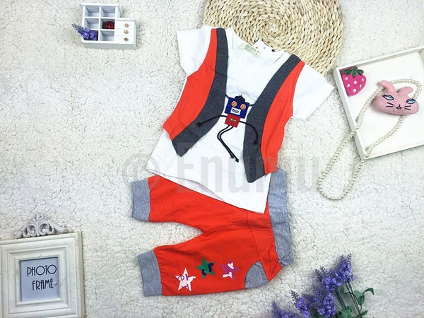 T-shirt and Pant Toddler Boys set - Enumu