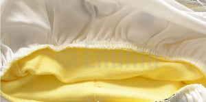 Yellow Lace Dress - Enumu