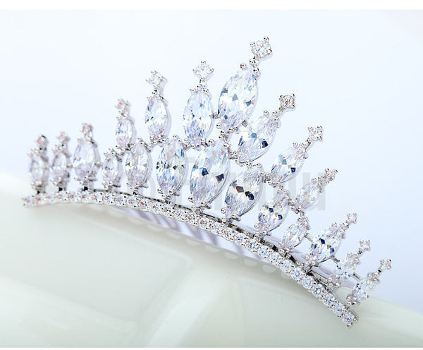Diamond Imitation Tiara or Hair Clip / Accessories - Enumu