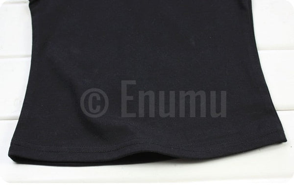 Black Top and Pant set with Hair Band - Enumu