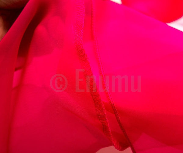 Bow knot with Rose Flower Pink Dress ( Ages 2 - 10) - Enumu