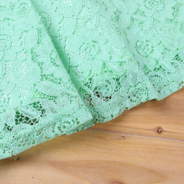 Green Lace Dress (Size 3 - 9 Yrs) - Enumu