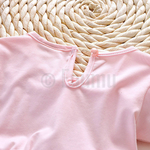 Light Pink Polka Dot Baby Dress - Enumu