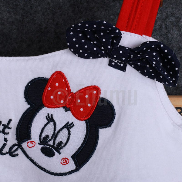 Baby Girl 2 Pc Minnie Mouse Set - Enumu