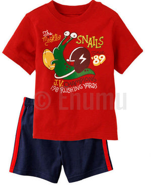 Short Sleeve T-shirt and Pant JV Champions Toddler Boys set - Enumu