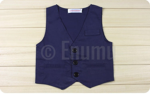 Formal Vest and Tie - 3 peice Toddler Boys set - Enumu