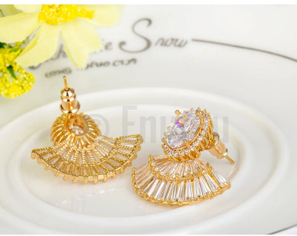Elegant Zircon Studs - Enumu