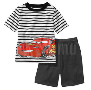 Short Sleeve T-shirt and Pant Mc Queen Toddler Boys set - Enumu