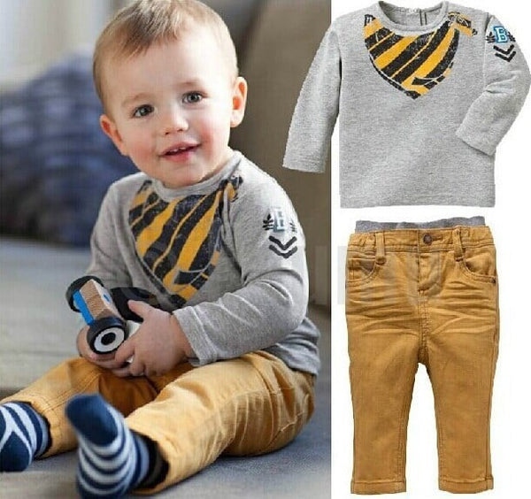 T-shirt and Pant Toddler Boys set - Enumu