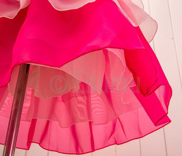 Bow knot with Rose Flower Pink Dress ( Ages 2 - 10) - Enumu