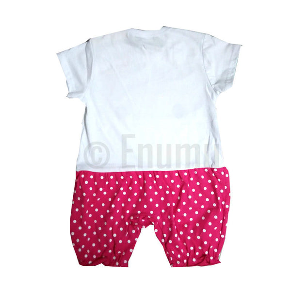 Hello Kitty Baby Girl White Onesie Romper - Enumu