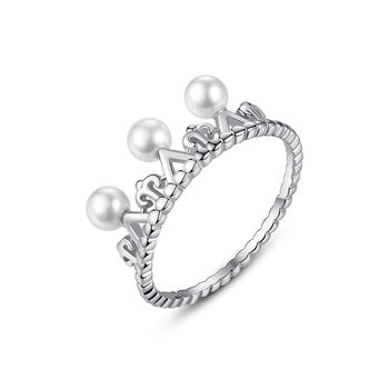 Regal Crown Silver Ring ♥️✨💍 – Jewllery Design