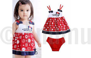 Baby Girl 2 Pc Minnie Mouse Set - Enumu