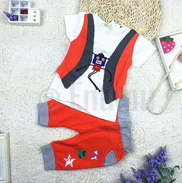 T-shirt and Pant Toddler Boys set - Enumu