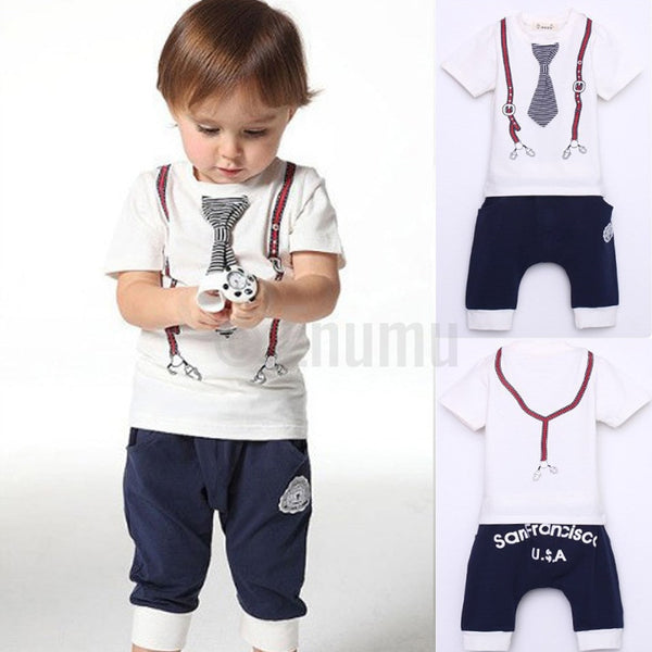 T-shirt and Pant San Francisco USA Toddler Boys set (Size 3 - 8 yrs) - Enumu