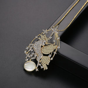 YGP Super Big Unicorn Pendant with Chain - Enumu