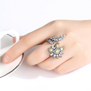 BGP Huge Citrine Adjustable Ring - Enumu