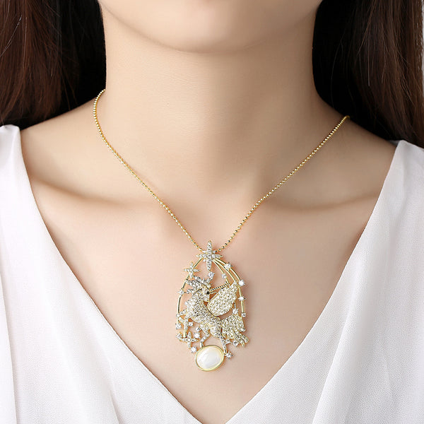 YGP Super Big Unicorn Pendant with Chain - Enumu