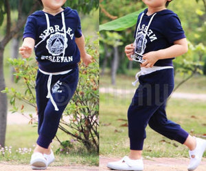 Hoodie T-shirt and Pant Toddler Boys set - Enumu