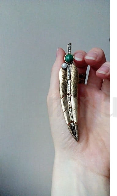 Banana Leaf Long Dangle Earrings - Enumu
