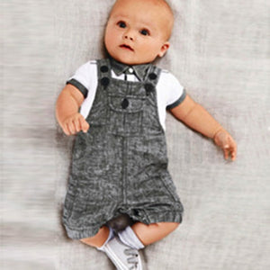 Baby Boy T Shirt + Bib Pant Winter Warm set - Enumu