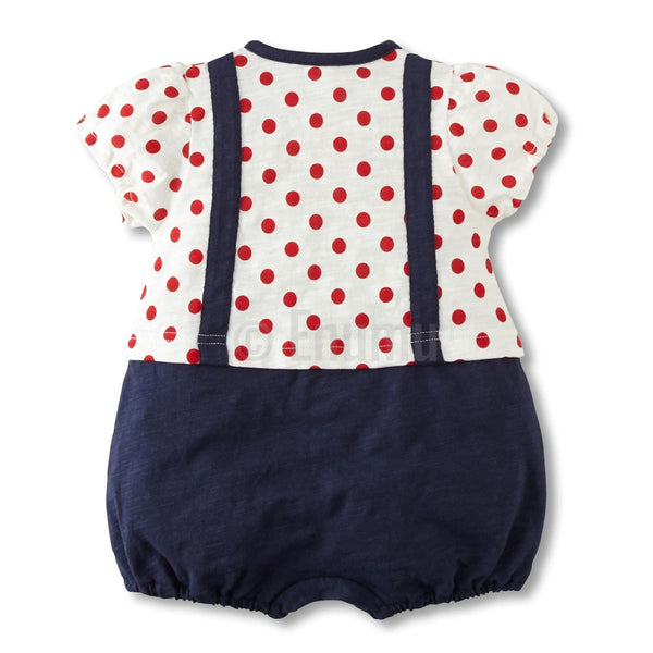 Polka Dot Baby Girl Onesie Romper - Enumu