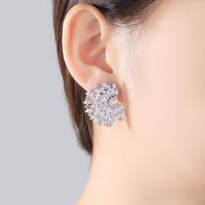Super Big Swiss Zircon Studs - Enumu