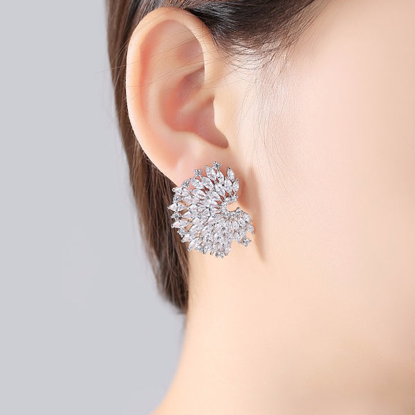 Super Big Swiss Zircon Studs - Enumu