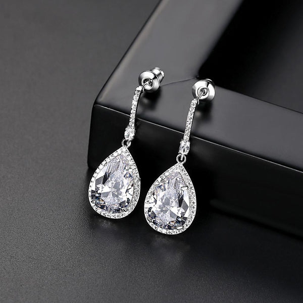 Water Drop Dangle Earrings - Enumu