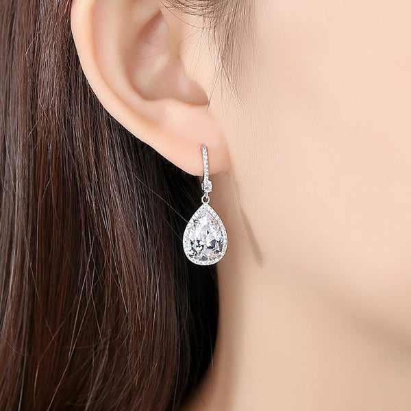 Water Drop Dangle Earrings - Enumu